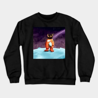 Ground Control to Major Tom Cat (Square Image) Crewneck Sweatshirt